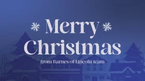 Read more about the article Merry Christmas and Happy Holidays from Barnes of Lincoln