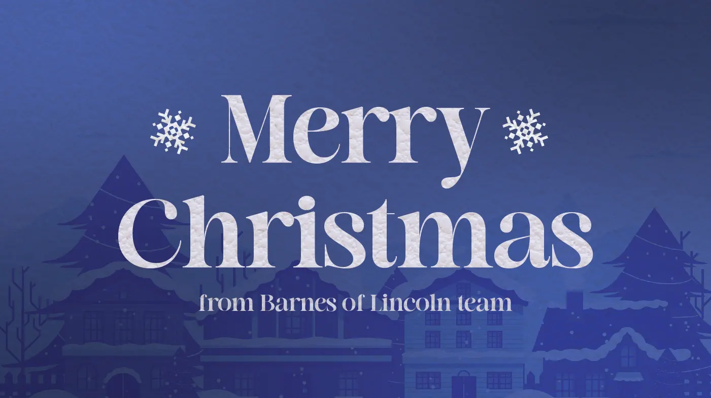 Read more about the article Merry Christmas and Happy Holidays from Barnes of Lincoln