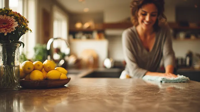 2. Do a deep clean before unpacking