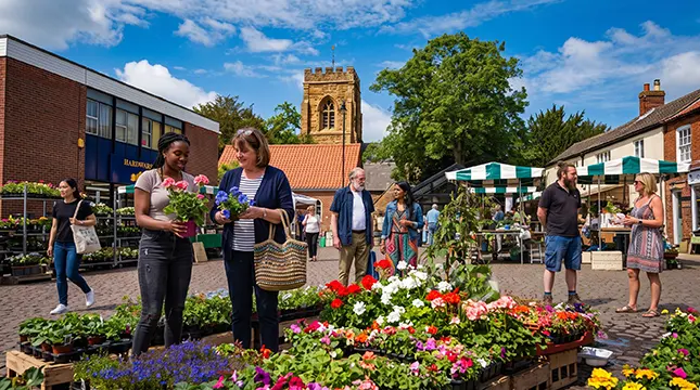 The High Street, Shops, and the Tuesday Market
