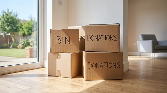 House clearance, in plain English